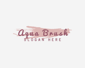 Watercolor Styling Makeup logo design