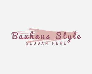 Watercolor Styling Makeup logo design