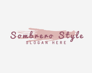 Watercolor Styling Makeup logo design