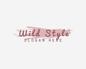 Watercolor Styling Makeup logo design