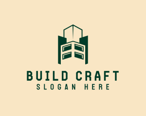 Construction Building Realty logo design
