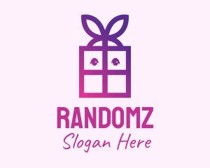Violet Present Gift Box logo