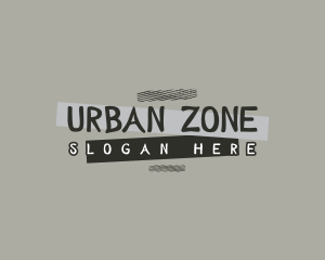 Urban Punk Shop logo design