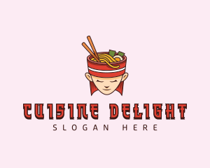 Chef Noodle Restaurant logo design