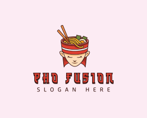 Chef Noodle Restaurant logo design