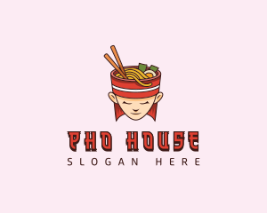 Chef Noodle Restaurant logo design