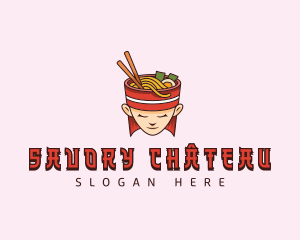 Chef Noodle Restaurant logo design