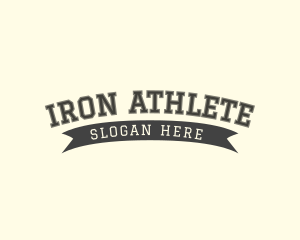 Fancy Varsity Athlete logo design