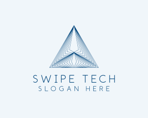 Architecture Tech Pyramid logo design