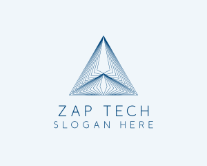 Architecture Tech Pyramid logo design