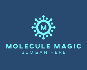 Science Germ Bacteria  logo design