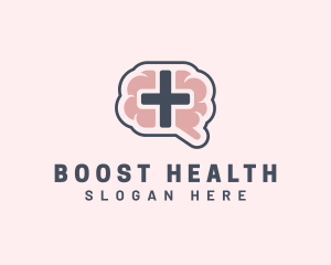 Brain Mental Health Support logo design