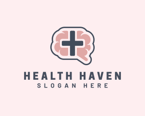 Brain Mental Health Support logo design