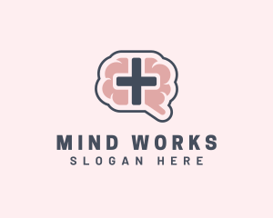 Brain Mental Health Support logo design