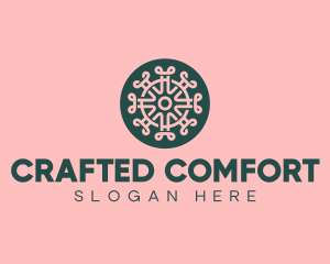 Pattern Design Craft Circle logo design