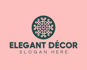 Pattern Design Craft Circle logo design