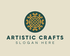 Pattern Design Craft Circle logo design