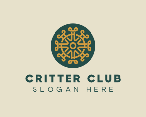 Pattern Design Craft Circle logo design