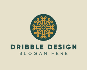 Pattern Design Craft Circle logo design