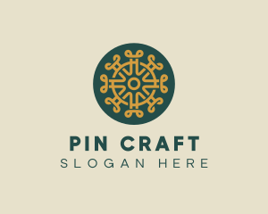 Pattern Design Craft Circle logo design