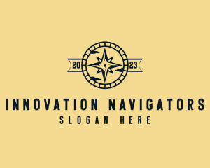 Navigation Compass Tourist logo design