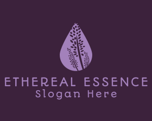 Lavender Flower Drop logo design