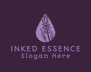 Lavender Flower Drop logo design