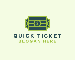 Money Ticket Dollar logo