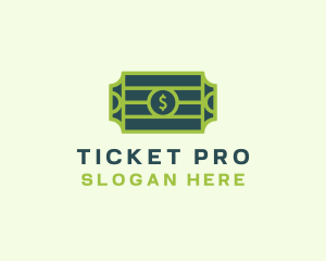 Money Ticket Dollar logo