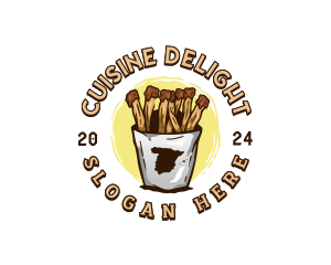 Fried Churros Spain logo design