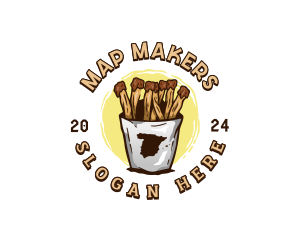 Fried Churros Spain logo design