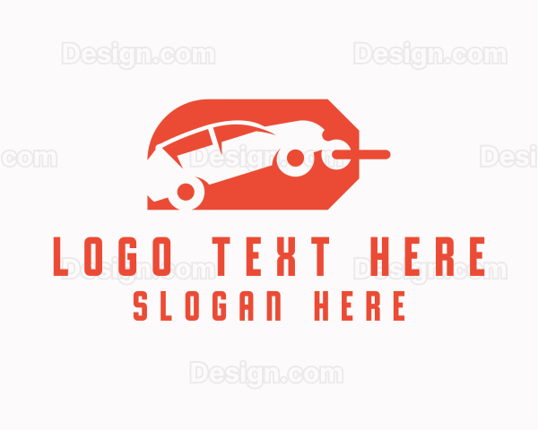 Automotive Car Price Tag Logo