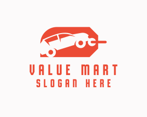 Automotive Car Price Tag  logo design