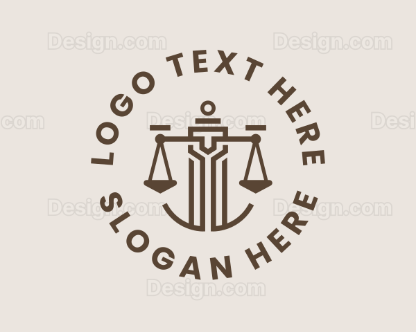 Legal Column Scale Logo