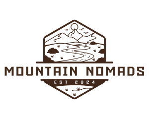 Adventure Mountain Trekking logo design