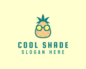 Cool Tropical Pineapple logo design