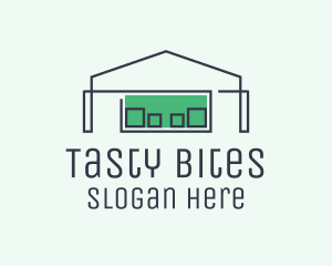 Factory Warehouse Building Logo