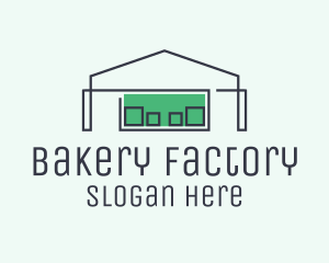 Factory Warehouse Building logo design