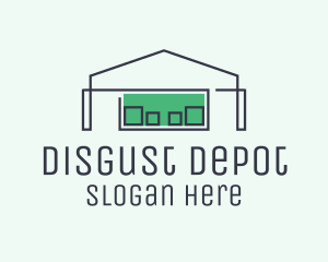 Factory Warehouse Building logo design