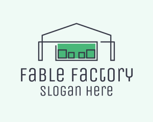 Factory Warehouse Building logo design