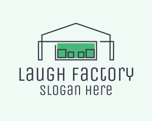 Factory Warehouse Building logo design