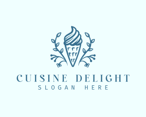 Delicious Ornamental Sorbet logo design