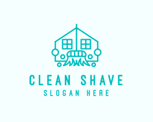 Home Cleaning Mop logo design