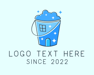 House Cleaning Bucket logo