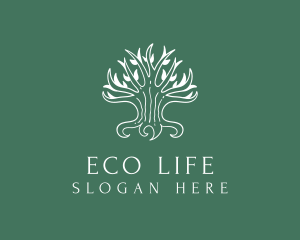 Eco Friendly Tree  logo design