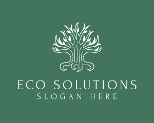 Eco Friendly Tree  logo design