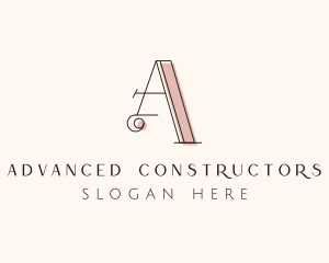 Elegant Boutique Letter A logo design