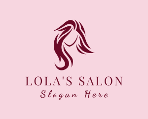 Woman Beauty Hair Salon logo design