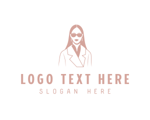 Fashion Modeling Lady logo