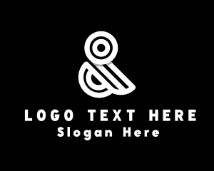Font - Upscale Logistic Ampersand logo design